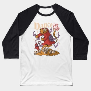 Satanic Cat Baseball T-Shirt